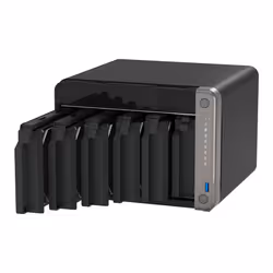QNAP TS-AI642-8G serveur de stockage NAS Tower Ethernet/LAN Noir Cortex-A76 - Vue supplémentaire 4