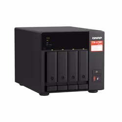 QNAP TS-473A + QSW-1105-5T Bundle Pack NAS Tower Ethernet/LAN Noir V1500B