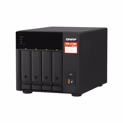 QNAP TS-473A + QSW-1105-5T Bundle Pack NAS Tower Ethernet/LAN Noir V1500B - Vue supplémentaire 5