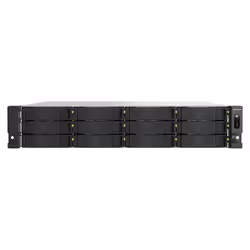 QNAP TS-H1277AXU-RP, NAS, Rack (2 U), Intel Xeon E, E-2136, 168 To, Noir