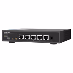 QNAP QSW-3205-5T commutateur réseau Non-géré 10G Ethernet (100/1000/10000) Bureau Noir - Vue supplémentaire 4