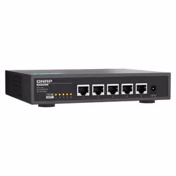 QNAP QSW-3205-5T commutateur réseau Non-géré 10G Ethernet (100/1000/10000) Bureau Noir - Vue supplémentaire 5