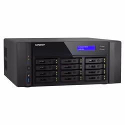 QNAP TS-H1277AFX-R7-32G serveur de stockage NAS Tower AMD Ryzen™ 7 32 Go DDR5 0 To QuTS hero Noir - Vue supplémentaire 4