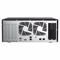 QNAP TS-H1277AFX-R7-32G serveur de stockage NAS Tower AMD Ryzen™ 7 32 Go DDR5 0 To QuTS hero Noir - Vue supplémentaire 6