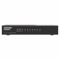 QNAP QSW-1108-8T-R2 commutateur réseau Non-géré 2.5G Ethernet (100/1000/2500) Bureau Noir - Vue supplémentaire 4