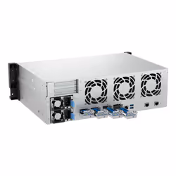 QNAP TS-H1655XEU-RP Serveur de stockage Rack (3 U) Intel Atom® C5125 8 Go DDR4 0 To QuTS hero Noir, Gris - Vue supplémentaire 8