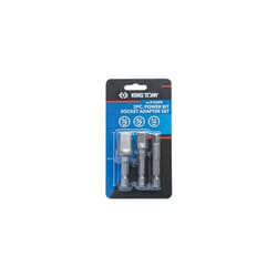 Silver - king tony - Jeu de 3 adaptateurs pour douilles 1/4 1/2 3/8