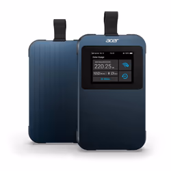 Acer Connect ENDURO M3 5G Mobile Wi-Fi, Routeur/modem de réseau cellulaire, Bleu, Polycarbonate (PC), TFT, 6,1 cm (2.4"), 802 ...