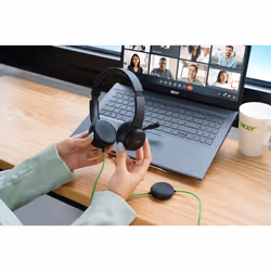 Acer GP.HDS11.01N écouteur/Casque Avec fil Arceau Noir - Vue supplémentaire 6