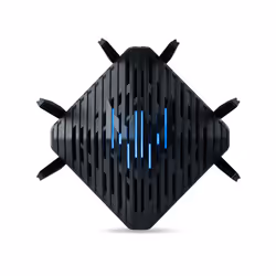 Acer Predator Connect W6 Wi Fi 6E routeur sans fil Gigabit Ethernet Tri-bande (2,4 GHz / 5 GHz / 6 GHz) Noir - Vue supplémentaire 4