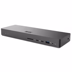 Acer Thunderbolt 4 Dock T701, Avec fil, Thunderbolt 4, 10,100,1000 Mbit/s, Noir, SD, Kensington