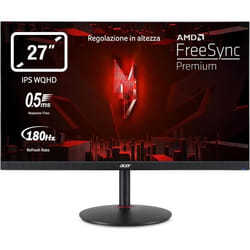 Écran PC Gaming - ACER - Nitro XV271UM3bmiiprfx - 27 pouces QHD 180Hz - FreeSync - 1ms