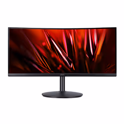 Acer XZ342CU S3, 86,4 cm (34"), 3440 x 1440 pixels, UltraWide Quad HD, LCD, 1 ms, Noir