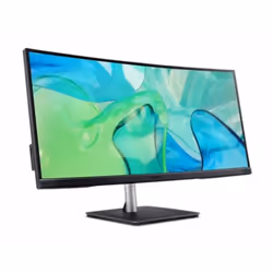 Acer CB343CUR écran plat de PC 34" UltraWide Quad HD LED Noir, Argent