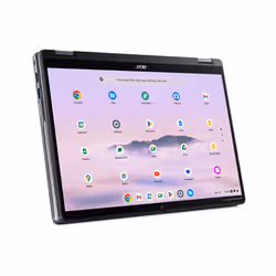 Acer Chromebook CPE594-1N-59QL Intel Core 5 120U 35,6 cm (14") WUXGA 8 Go DDR5-SDRAM 128 Go SSD Wi-Fi 6E (802.11ax) ChromeOS Gris Français - Vue supplémentaire 2