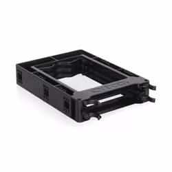 Icy Dock EZ-FIT Trio, 8,89 cm (3.5"), Panneau de support, 2.5", SATA, Noir, Plastique