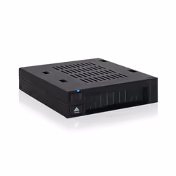 Icy Dock flexiDOCK MB521SP-B, Noir, Métal, Plastique, 15 mm, 6 Gbit/s, HDD, Énergie, CE, REACH