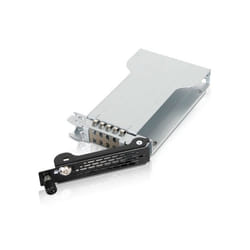 Icy Dock MB491TKL-B Obturateur de baie de lecteur 2.5" Panneau de support Noir, Argent