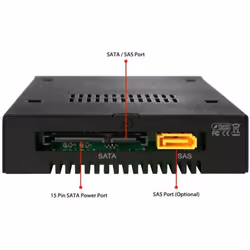 Icy Dock MB991IK-B Obturateur de baie de lecteur 2.5" Plateau de stockage de disques Noir - Vue supplémentaire 6