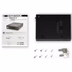 Icy Dock MB991IK-B Obturateur de baie de lecteur 2.5" Plateau de stockage de disques Noir - Vue supplémentaire 8