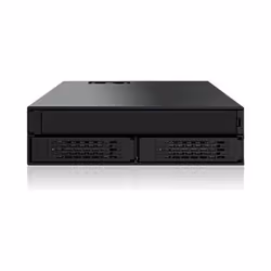 Icy Dock MB994IPO-3SB, 2x 2,5", Plateau de stockage de disques, Noir, 1 ventilateur(s), 4 cm, 6 Gbit/s