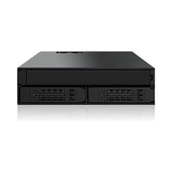 Icy Dock MB994IPO-3SB Obturateur de baie de lecteur 2x 2,5" Plateau de stockage de disques Noir