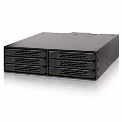 Icy Dock MB996SP-6SB, 800 g, Noir