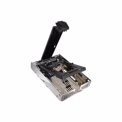 Icy Dock MB382IP-3B, 2.5", SATA, Série Attachée SCSI (SAS), Noir, Chrome, Plastique, Acier inoxydable, 25,4 mm, 146,6 mm