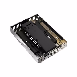 Icy Dock MB382IP-3B Obturateur de baie de lecteur Noir, Chrome