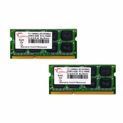 G.Skill 8GB DDR3-1333 SQ, 8 Go, 2 x 4 Go, DDR3, 1333 MHz, 204-pin SO-DIMM