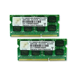 G.Skill 8GB DDR3-1600 SQ module de mémoire 8 Go 2 x 4 Go 1600 MHz