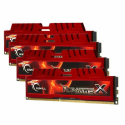 G.Skill 32GB DDR3-1333 CL9 RipjawsX module de mémoire 32 Go 4 x 8 Go 1333 MHz