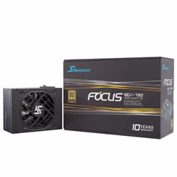 Seasonic FOCUS SGX-750 (2021) unité d'alimentation d'énergie 750 W 20+4 pin ATX SFX Noir - Vue supplémentaire 6