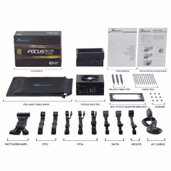 Seasonic FOCUS SGX-750 (2021) unité d'alimentation d'énergie 750 W 20+4 pin ATX SFX Noir - Vue supplémentaire 7