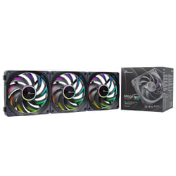 Seasonic MagFlow ARGB Boitier PC Ventilateur 12 cm Noir 3 pièce(s)