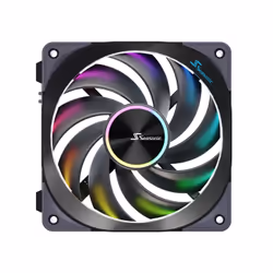 Seasonic MagFlow ARGB, Ventilateur, 12 cm, 2000 tr/min, Noir