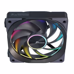 Seasonic MagFlow ARGB Boitier PC Ventilateur 12 cm Noir 1 pièce(s)