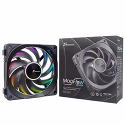 Seasonic MagFlow ARGB Boitier PC Ventilateur 12 cm Noir 1 pièce(s) - Vue supplémentaire 8