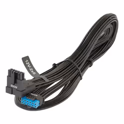 Seasonic WA2V16161BW, 0,7 m, 12V-2x6, 12VHPWR, Mâle, Mâle, Droit