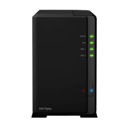 Synology DiskStation DS218play NAS Bureau Ethernet/LAN Noir RTD1296