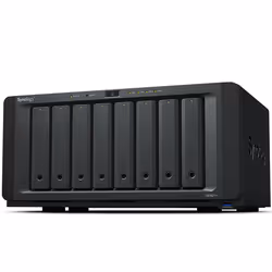 Synology DiskStation DS1821+, NAS, Tower, AMD Ryzen, V1500B, Noir