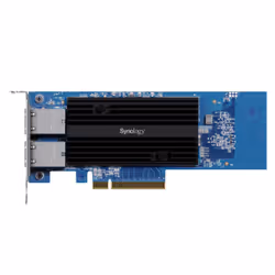 Synology E10G30-T2, Interne, Avec fil, PCI Express, Ethernet, 10000 Mbit/s, Bleu, Multicolore