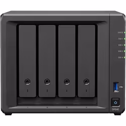Synology DP340, NAS, Bureau, R1600, 16 Go, Noir