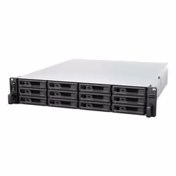 Synology RackStation RS2423RP+II NAS Rack (2 U) AMD Ryzen V1780B 8 Go DDR4 0 To DiskStation Manager Noir - Vue supplémentaire 2