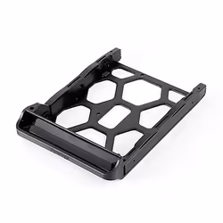 Synology Disk Tray (Type D7), Panneau de façade, Noir, 2.5/3.5, DS214, DS412+, DS214play, DS414., 164 mm, 120 mm