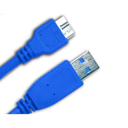 Jou Jye Computer 2.0m USB 3.0 A-micro B câble USB 2 m USB 3.2 Gen 1 (3.1 Gen 1) USB A Micro-USB B Bleu