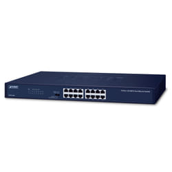 PLANET FNSW-1601 switch di rete No gestito Fast Ethernet (10/100) Nero 1U Non-géré Fast Ethernet (10/100) Bleu