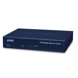PLANET FSD-503 commutateur réseau Fast Ethernet (10/100) Bleu