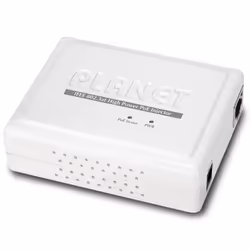 PLANET POE-161, Gigabit Ethernet (10/100/1000), Connexion Ethernet, supportant l'alimentation via ce port (PoE), Montage mura ...