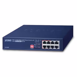PLANET GSD-804P, Non-géré, Gigabit Ethernet (10/100/1000), Full duplex, Connexion Ethernet, supportant l'alimentation via ce  ...